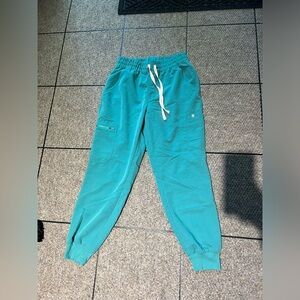 Green figs scrub pants